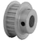 B&B Manufacturing 21XL037-6FA6, Timing Pulley, Aluminum, Clear Anodized,  21XL037-6FA6 - alternate 2